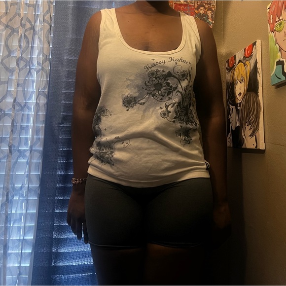 Kasey Kahne Nascar Chase Authentics Ladies White Daisy Tank Top - Picture 1 of 4